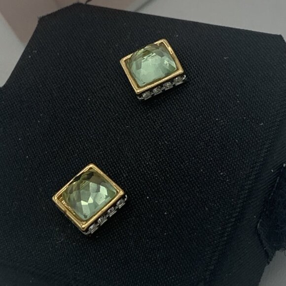 Juicy Courture Pyramid Stone Studs Earrings - Picture 8 of 15